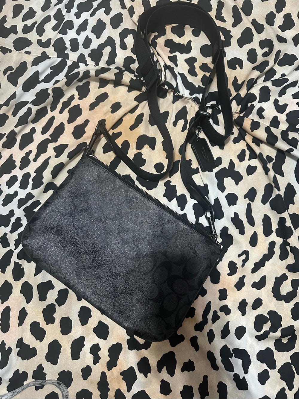 Coach Two-toned Double-Pouch Crossbody